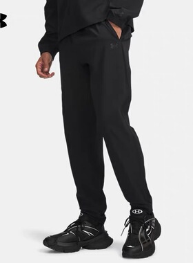 UnderArmour安德玛自在系列男子运动休闲跑步收腿梭织长裤6012332