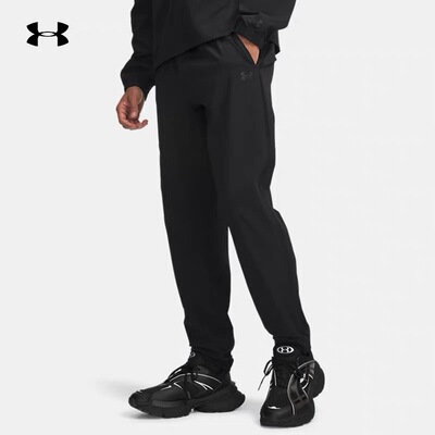 UnderArmour安德玛自在系列男子运动休闲跑步收腿梭织长裤6012332