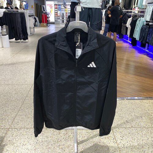 阿迪达斯男立领防风运动夹克