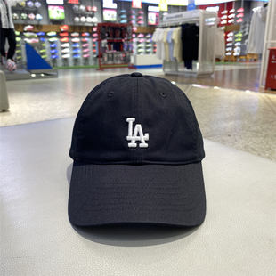 MLB棒球帽软顶运动帽子可调节LA情侣休闲NY鸭舌帽字母帽3ACP7701N