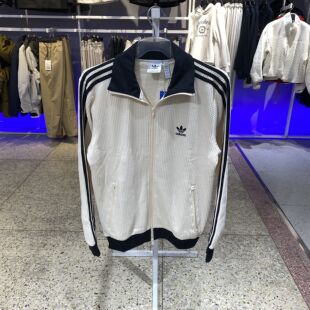 阿迪三叶草针织夹克26年春季中性JW0109