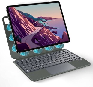 适用ipad pro11 Bluetooth Keyboard Wireless air4/5 case cover