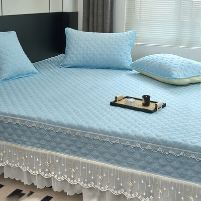 榻榻米床盖轻奢高级感2025新款四季通用纯棉炕上铺的垫子床单3米