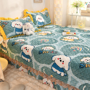 榻榻米床盖牛奶绒炕盖农村大炕盖3米炕单大尺寸土炕东北火炕专用