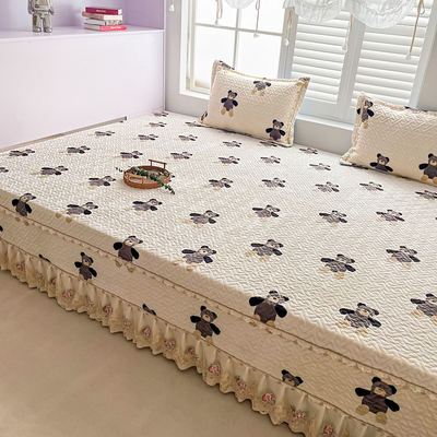 高档牛奶绒榻榻米床盖床单防滑冬季大炕罩炕盖铺炕垫子专用可定制