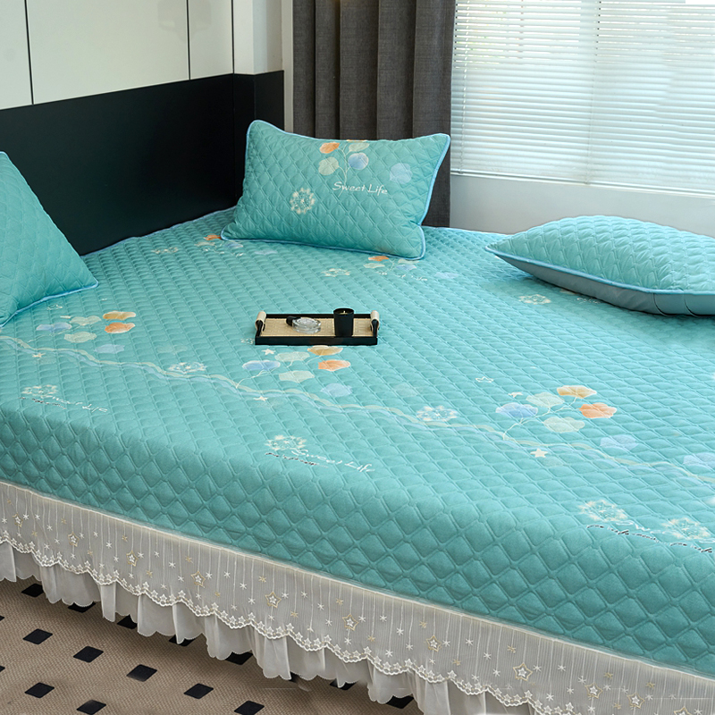 榻榻米床盖2025新款四季通用加大防滑炕盖单专用纯棉全棉夹棉床单