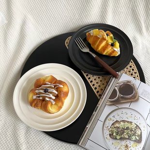 新居意21.4cm 8.5英寸平盘菜盘沙拉点心甜点牛排意面西餐琉森微瑕