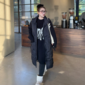 宽松连帽加厚胖mm纯色棉服马甲外套女 冬季 年末7折 媛子家大码