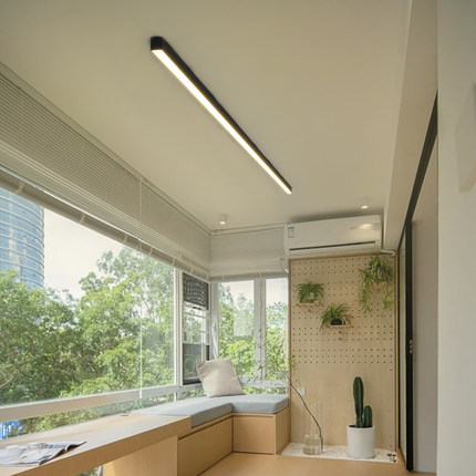 led长条灯一字极简客厅明装线条灯阳光房过道灯走廊灯阳台吸顶灯