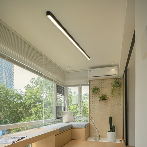 长线条灯明装客厅过道吸顶灯具