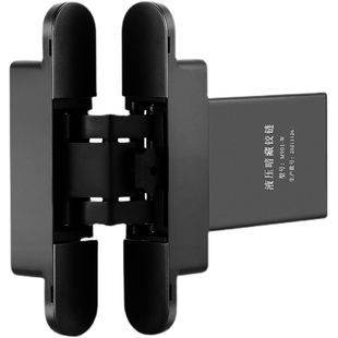 隐形合页自动关门三维可调暗门木门暗装 液压缓冲隐藏暗门十字铰链