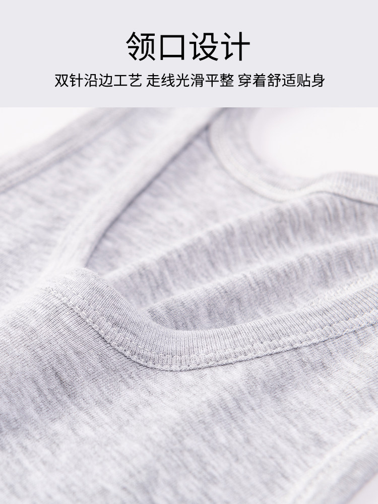 중년 및 노년층이 큰 사이즈의 느슨한 봄 여름 양방향 노인 장애물 흰색 땀받이 아빠를 입는 남성용 순면 조끼