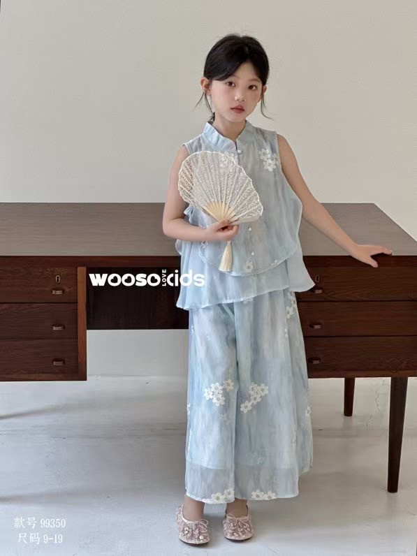 品牌童装25新款夏款韩版儿童中大童女童中国风公主汉服裙子