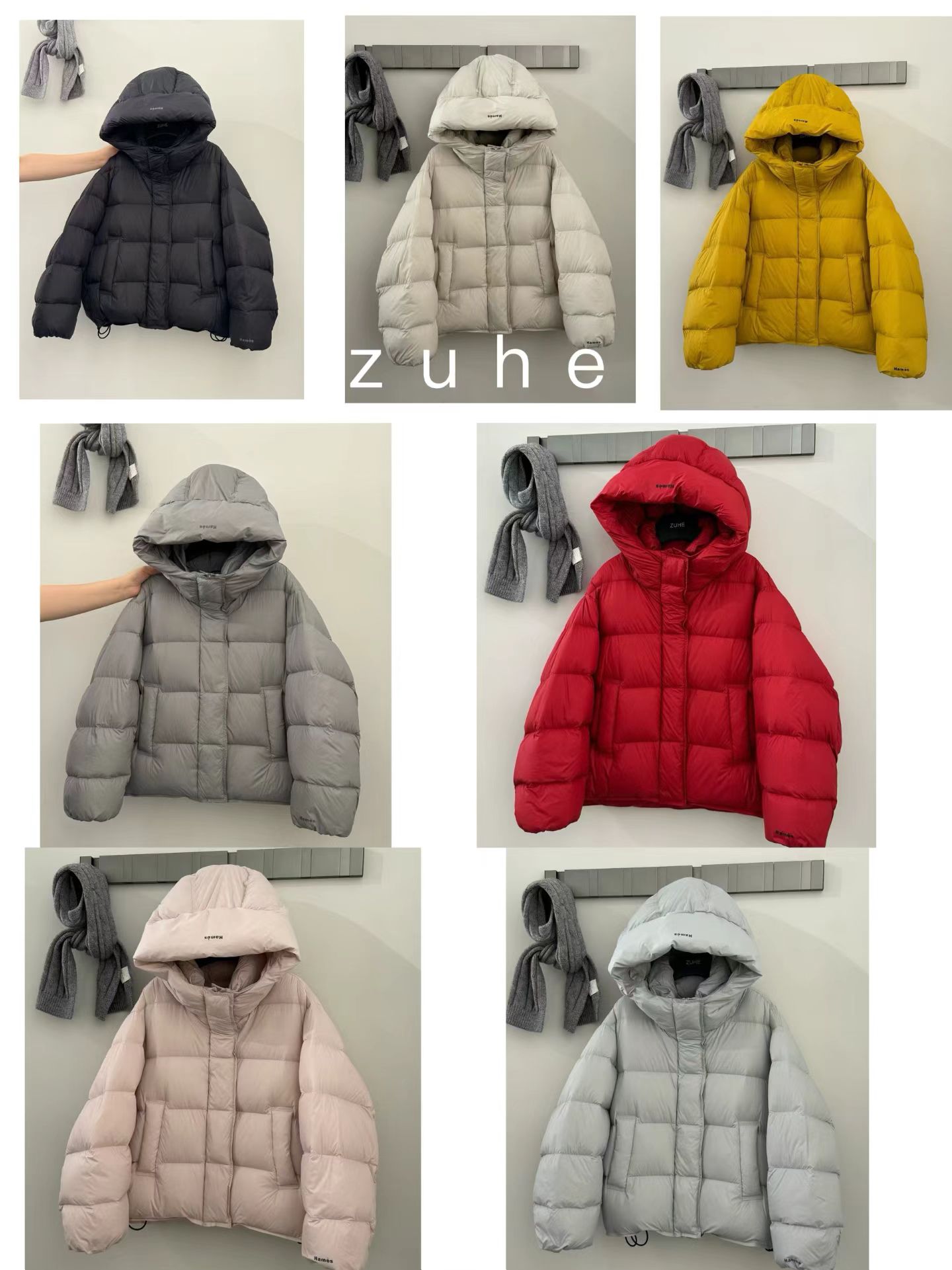 祖赫童装25冬季新款男女童中长款泡芙羽绒服儿童90绒羽绒外套