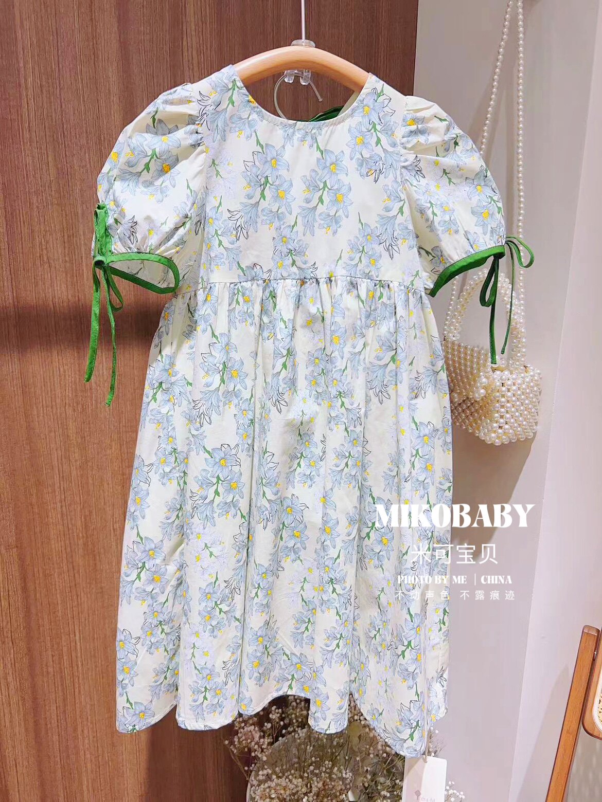 白小树24夏款新品品牌女童中大童儿童棉布学生休闲连衣裙韩版布裙