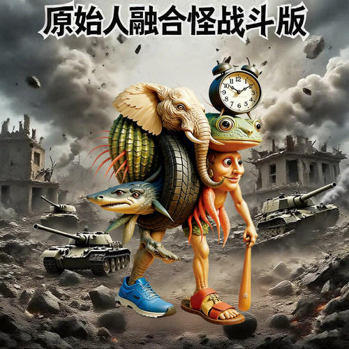 美国外国山海经积木系列木棍人