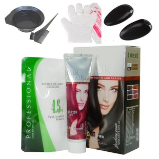 送工具聚生缘染发膏补水护理染膏头发色彩染发剂彩色焗油膏发廊款