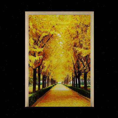 美式楼道背景墙瓷砖黄金大道岩板大理石墙砖过道欧式玄关家装.c.