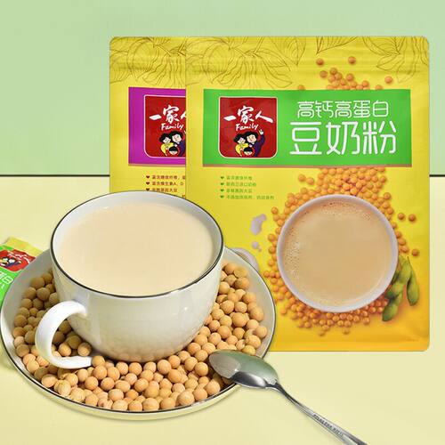 一家人豆奶粉维他高钙高蛋白儿童学生营养早餐豆浆520g（17小包）