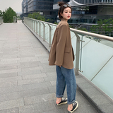 现货韩版后背抽皱西装MMJ2363P115控168含卖家秀，女装西装，浙宝233
