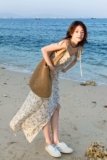 【新款】韩系碎花开衩系带度假连衣裙MMJ7737-P95-K148已下单，女装连衣裙，浙宝233
