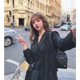 主推秋装新款韩版收腰西装连衣裙MMJ618P120控价178已出货，女装西装，浙宝233