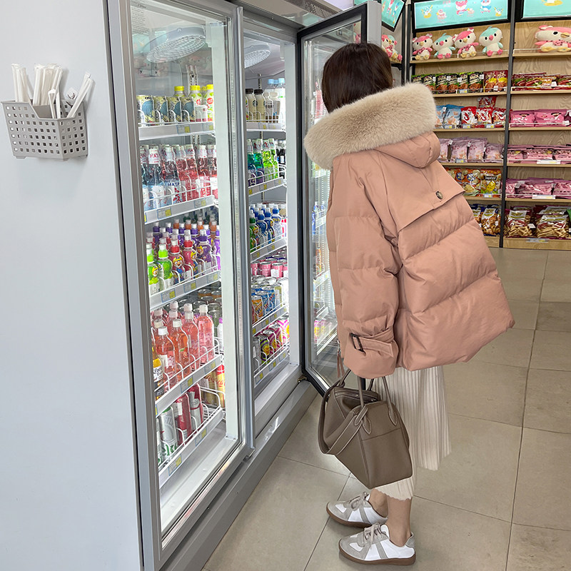 主推毛领连帽后背活页短款衣MMJ2198P165控价2483号出货,女装棉衣/棉服,浙宝233