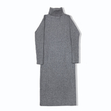 2020冬新款高领百搭毛衣连衣裙MMJ811P80控价119现货，女装连衣裙，浙宝233
