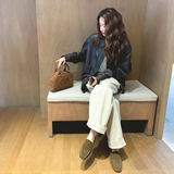 【现货】秋新款美拉德穿搭口袋翻领PU皮衣外套-MMJ8035-P165控238，女装皮衣，浙宝233