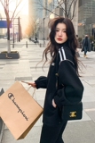 2023秋现货韩版学院风棒球服MMJ2218P120控178买家秀，女装短外套，浙宝233