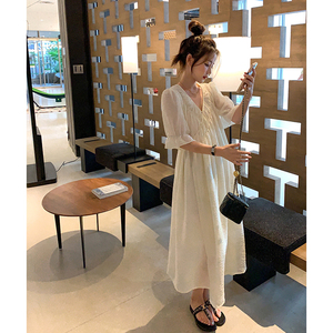新款主推 【已出货】温柔风法式初恋连衣裙MMJ2355 P105 控价158图片
