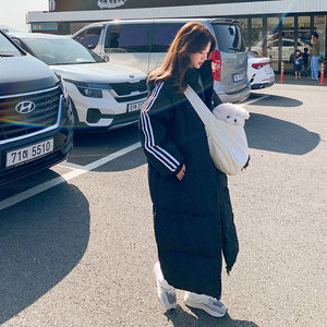 现货女团风袖子条纹羽绒服MMJ6615-原P325-K478新绒P365-K518图片