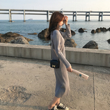 2020冬新款高领百搭毛衣连衣裙MMJ811P80控价119现货，女装连衣裙，浙宝233