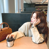 厚款通勤宽松型短外套宽松学生ins皮夹克机车服休闲春秋显瘦网红，女装皮衣，浙宝233