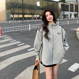 2023秋现货韩版学院风棒球服MMJ2218P120控178买家秀，女装短外套，浙宝233