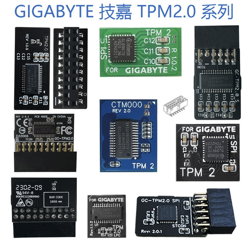 TPM安全模块TPM2.0技嘉GIGABYTE