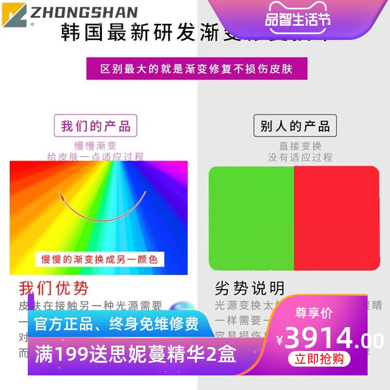 折叠太空舱美白仓美容仪全身光子嫩肤仪美容仪器专用光谱仪