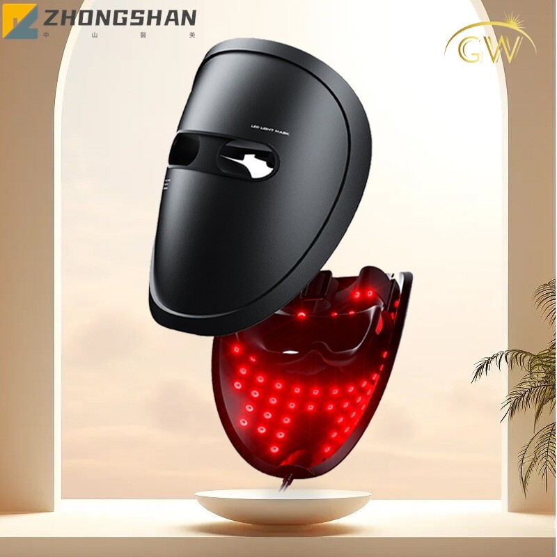 面罩美容仪LED红光美白大排灯家用祛痘光子嫩白彩光光谱面膜仪