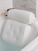 免家庭安装 浴室浴缸专用枕垫浴缸防滑高弹性颈枕靠垫