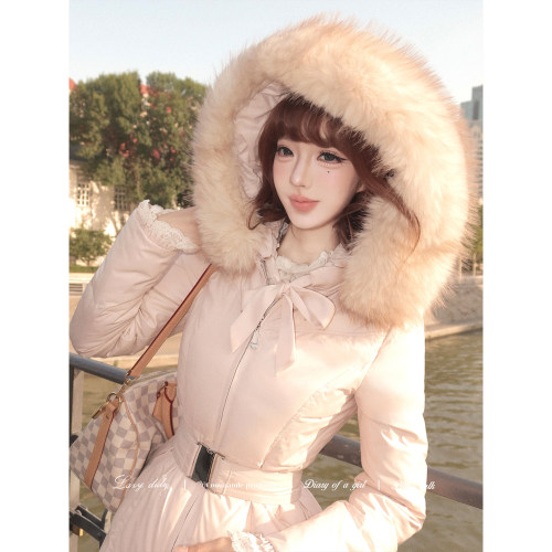LazyDidi暖冬泡芙【10/14新品】90白鸭绒 45片式收腰羽绒服外套