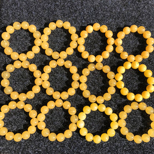 二代天然蜜蜡圆珠108颗俄料白 雪茄烟下湿庄村安国主