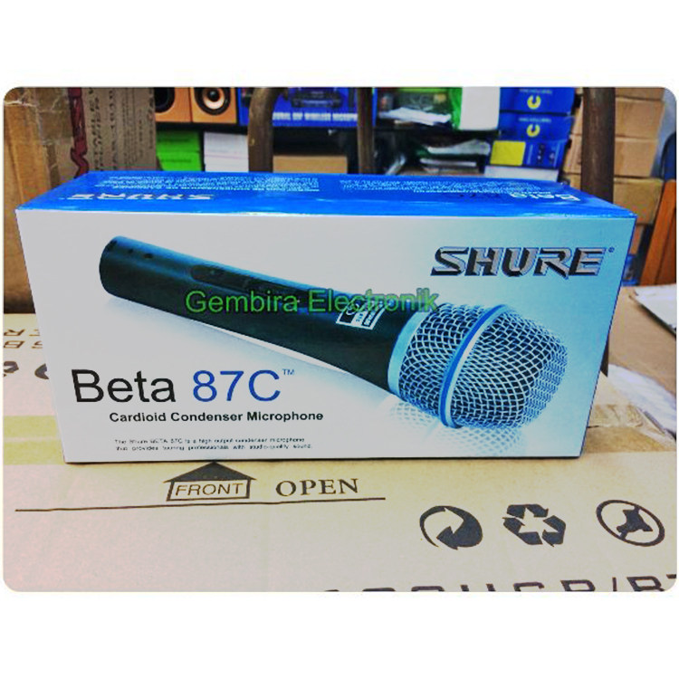 Shure/舒尔 BETA87C 心型人声话筒/麦克风舞台现场录音室主唱伴唱