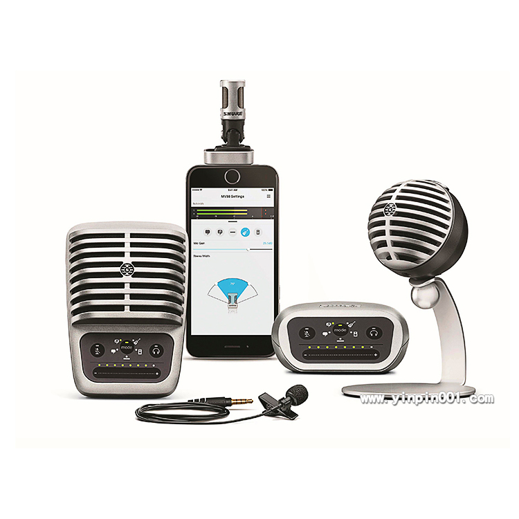 舒尔专业安卓录音话筒ios麦克风