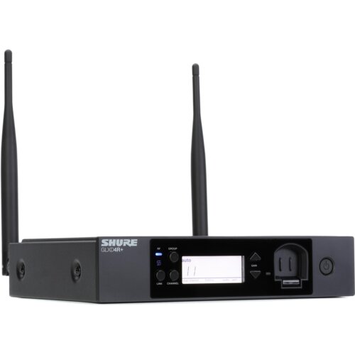 Shure/舒尔 GLXD4R+ 数字无线机架式接收机