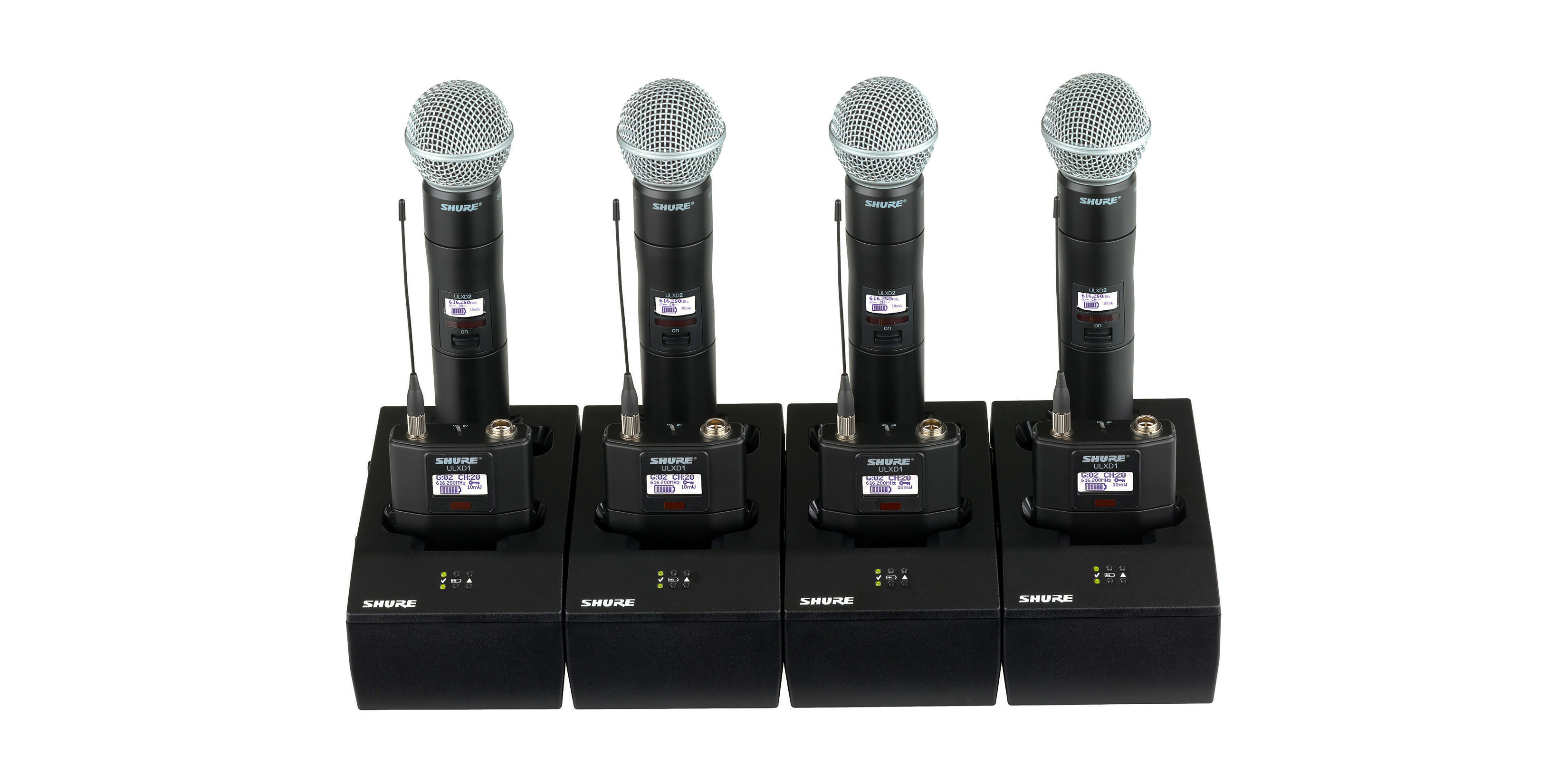 Shure/舒尔 SBC200双插座充电器SB900A/UR5/P3RA/P9RA/P10R/QULXD