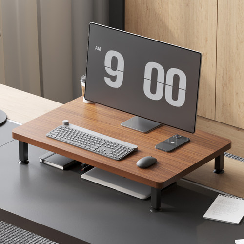 带吸盘可微调高度桌面增高收纳架