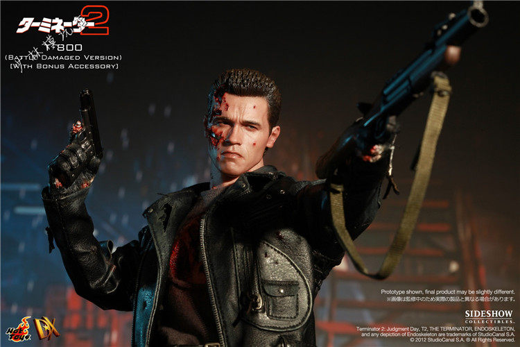 全新现货 hottoys ht dx13 1/6 魔鬼终结者 战损版t2t800 普通版