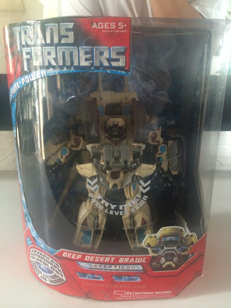 孩之宝正版 全新现货 变形金刚电影1 l级 领袖级沙漠色吵闹 坦克