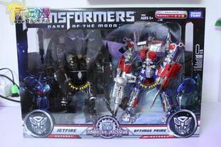 Takara Tomy 正版变形金刚电影2 L级 领袖级擎天柱天火套 天擎套