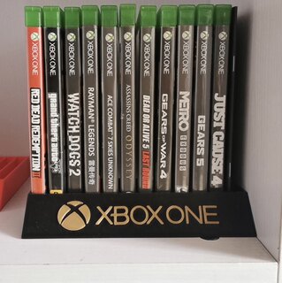 微软Xbox360one游戏卡带收纳架 实体游戏光碟放置 桌面置物架